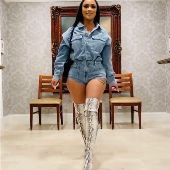 Denim - Denim romper